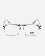 Boss – 60026 - 54 – Translucent Grey – Acetate - Metal - Optics – Unisex - Premium