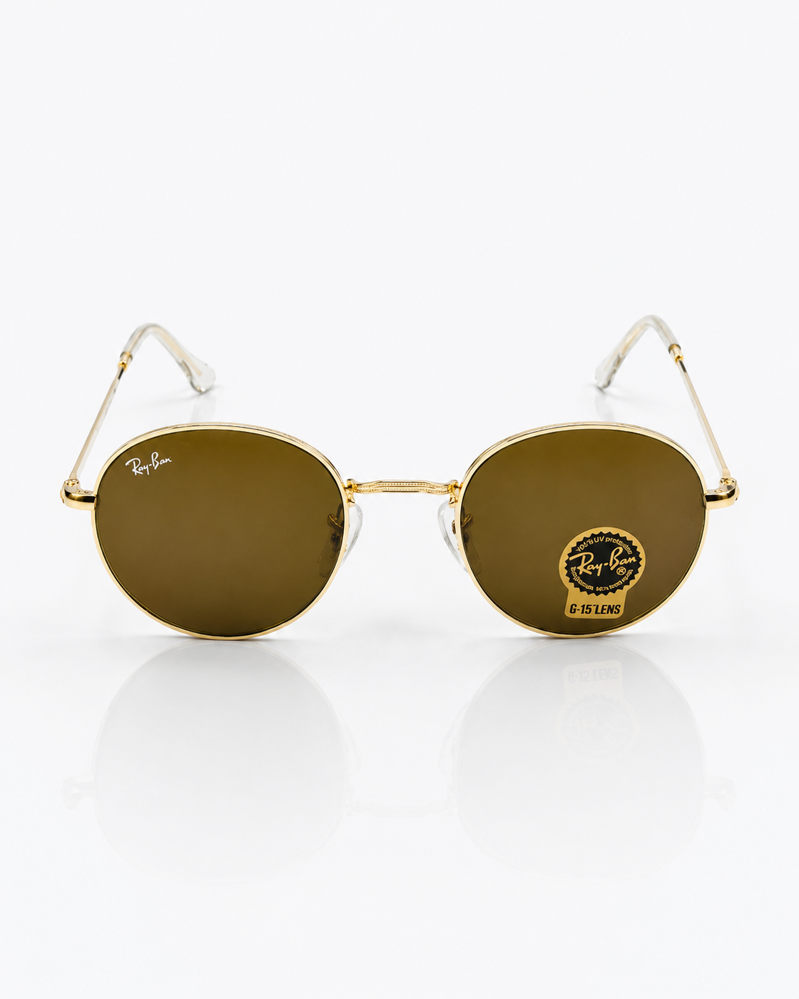 Rayban – 3772 - 50 – Golden Brown – Metal - Sunglasses – Unisex