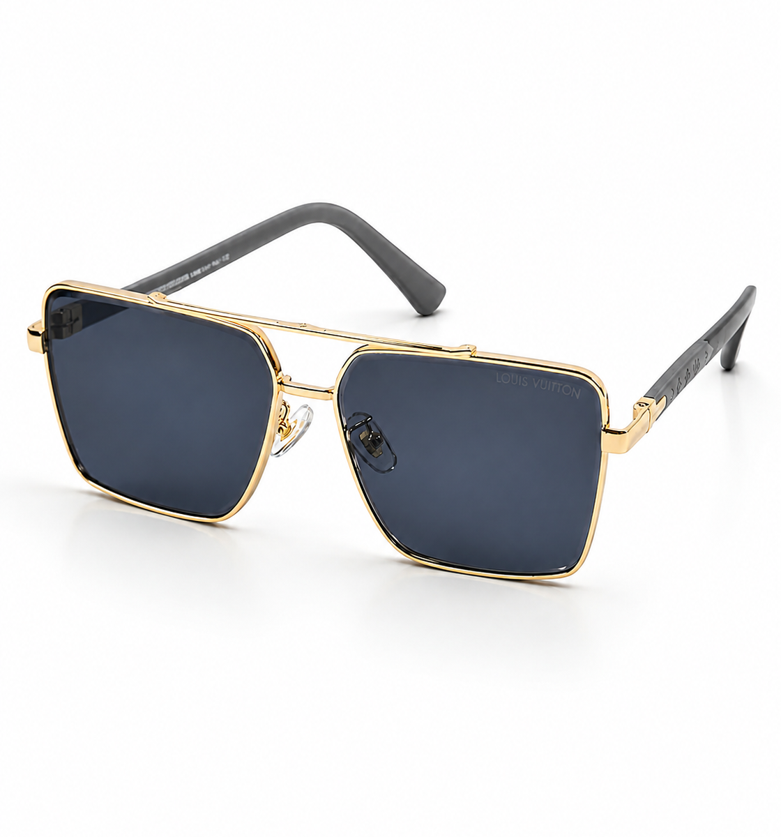 Louis Vuitton – 23387 - 59 – Golden Black - Metal - Sunglasses – Unisex