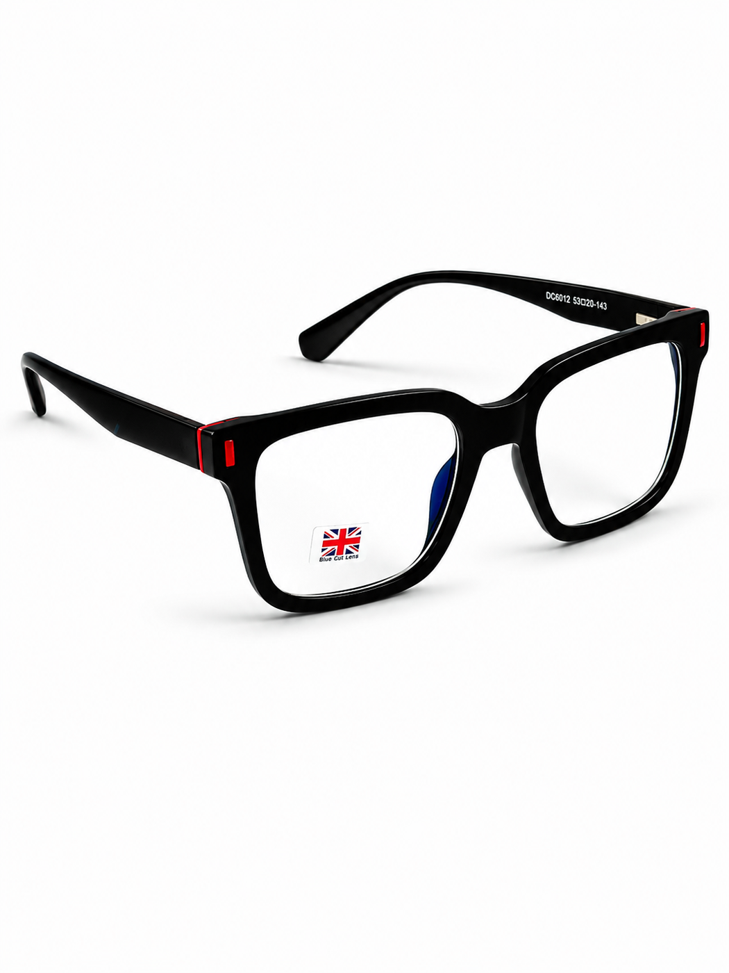Moscot – 6012 - 53 – Black Red – Acetate - Optics – Unisex