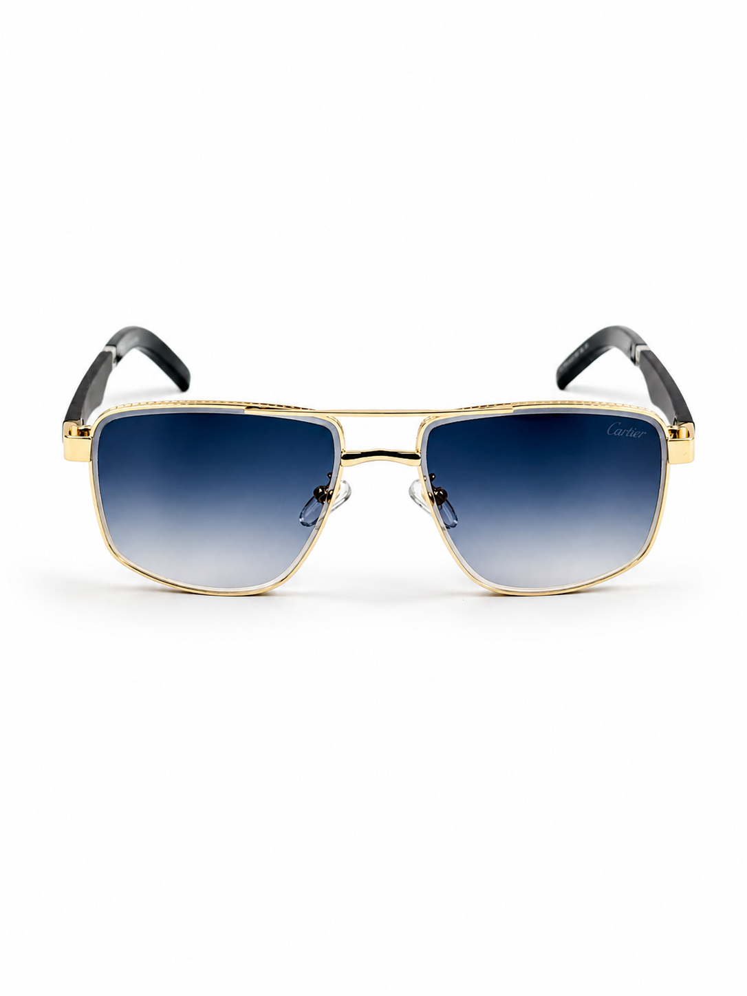 Cartier – 2648 - 49 – Golden Black Gradient – Metal - Sunglasses – Unisex