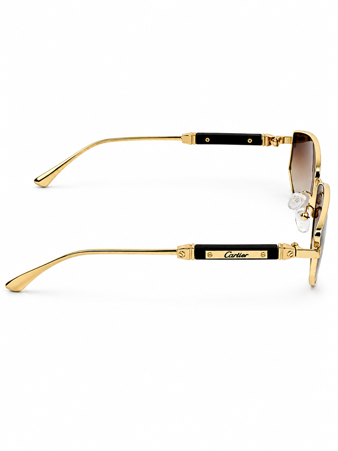Cartier – 23515 - 56 – Golden Brown – Metal - Sunglasses – Unisex