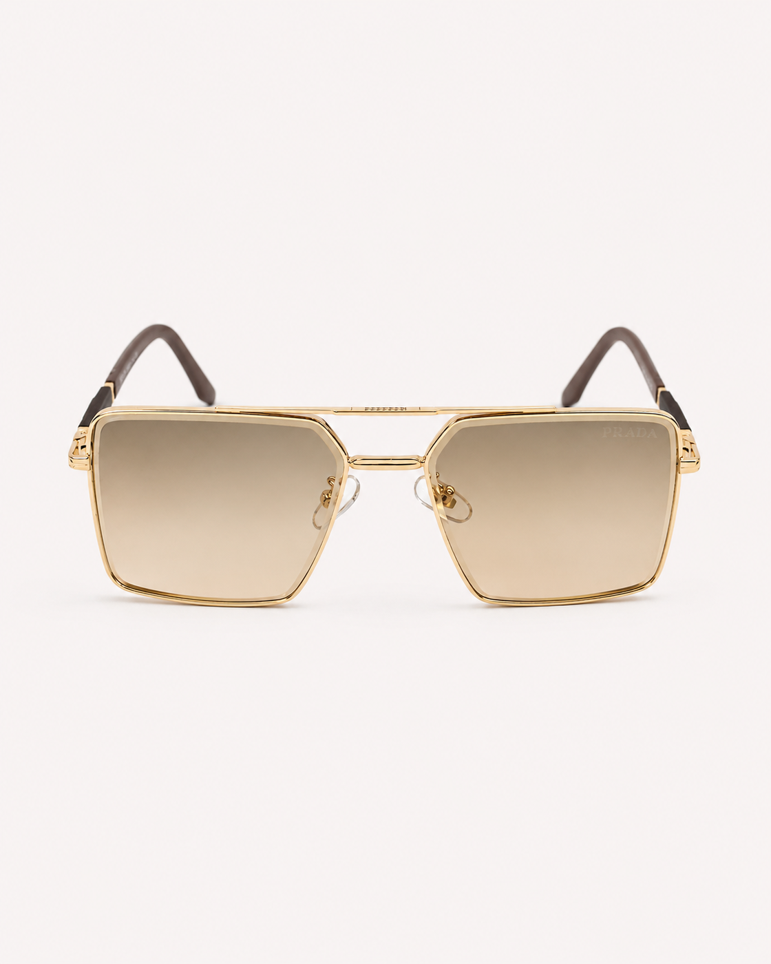 Prada – 23303 - 60 – Golden Brown Gradient – Metal - Sunglasses – Unisex