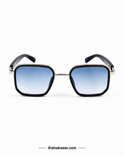 Mont Blanc – 341 - 52 – Silver Blue – Metal - Sunglasses – Unisex
