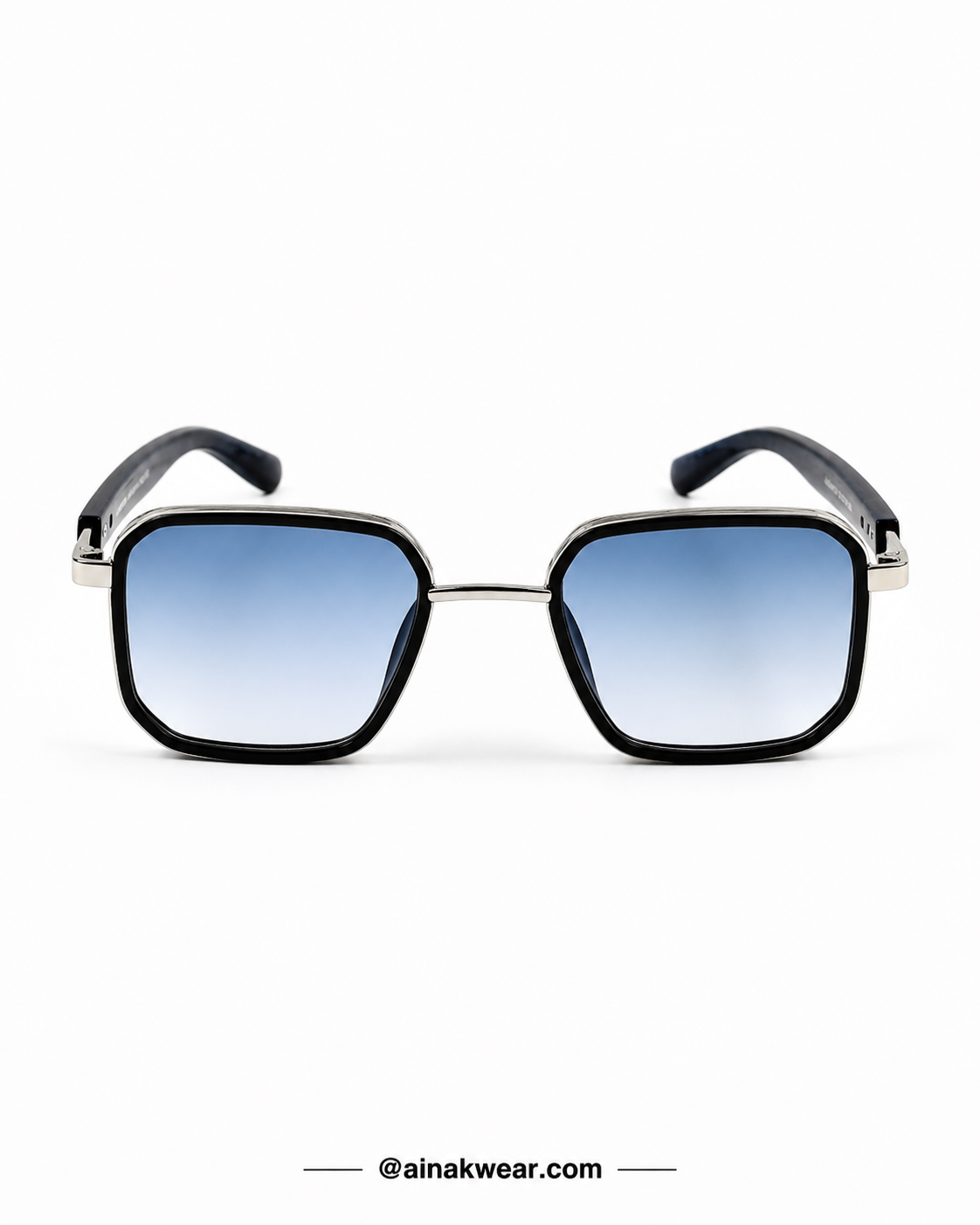 Mont Blanc – 341 - 52 – Silver Blue – Metal - Sunglasses – Unisex
