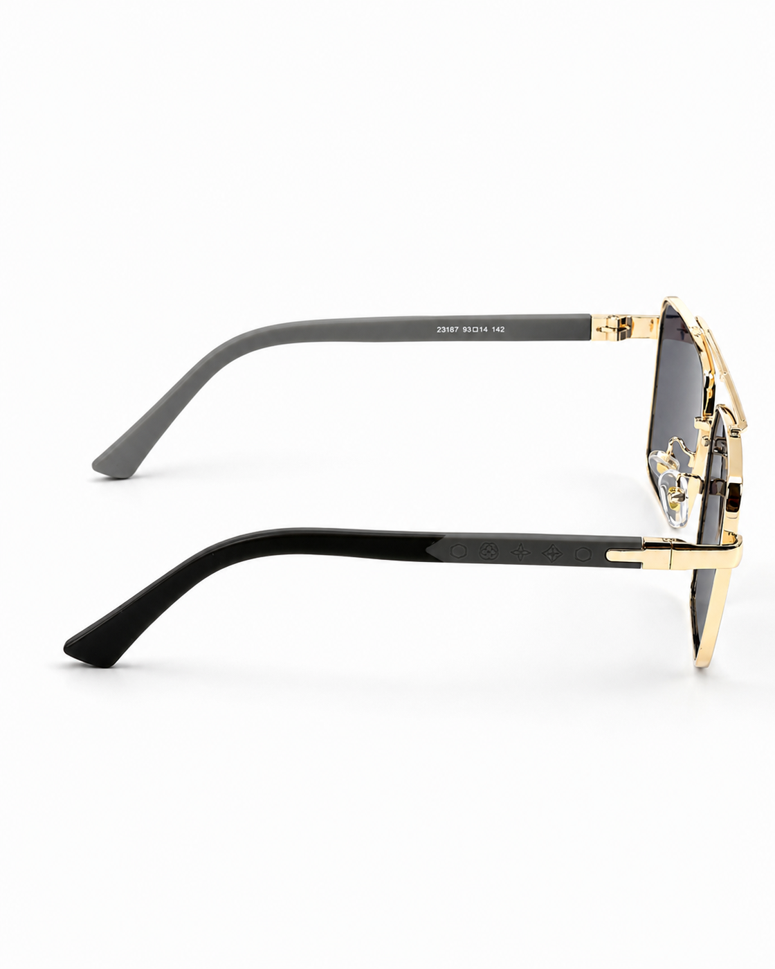 Louis Vuitton – 23387 - 59 – Golden Black - Metal - Sunglasses – Unisex