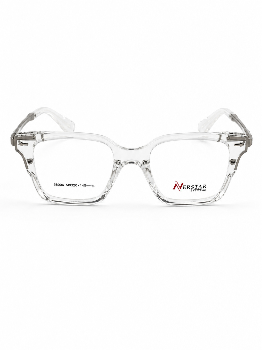 Moscot – 58006 - 50 – Transparent – Acetate - Metal - Optics – Unisex