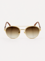 Dita – 23201 - 57 – Golden Brown Gradient – Metal - Sunglasses – Unisex