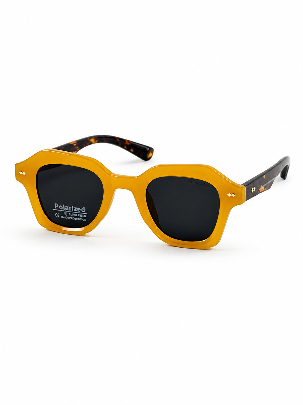 Moscot – 6803 - 46 – Tortoise Yellow – Acetate - Sunglasses – Unisex - Polarized