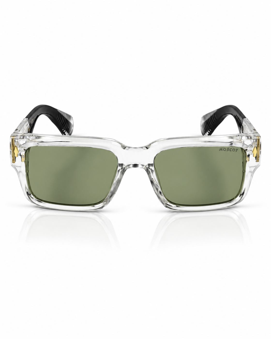 Moscot – 1605 – 56 - Transparent Green – Acetate – Sunglasses - Unisex