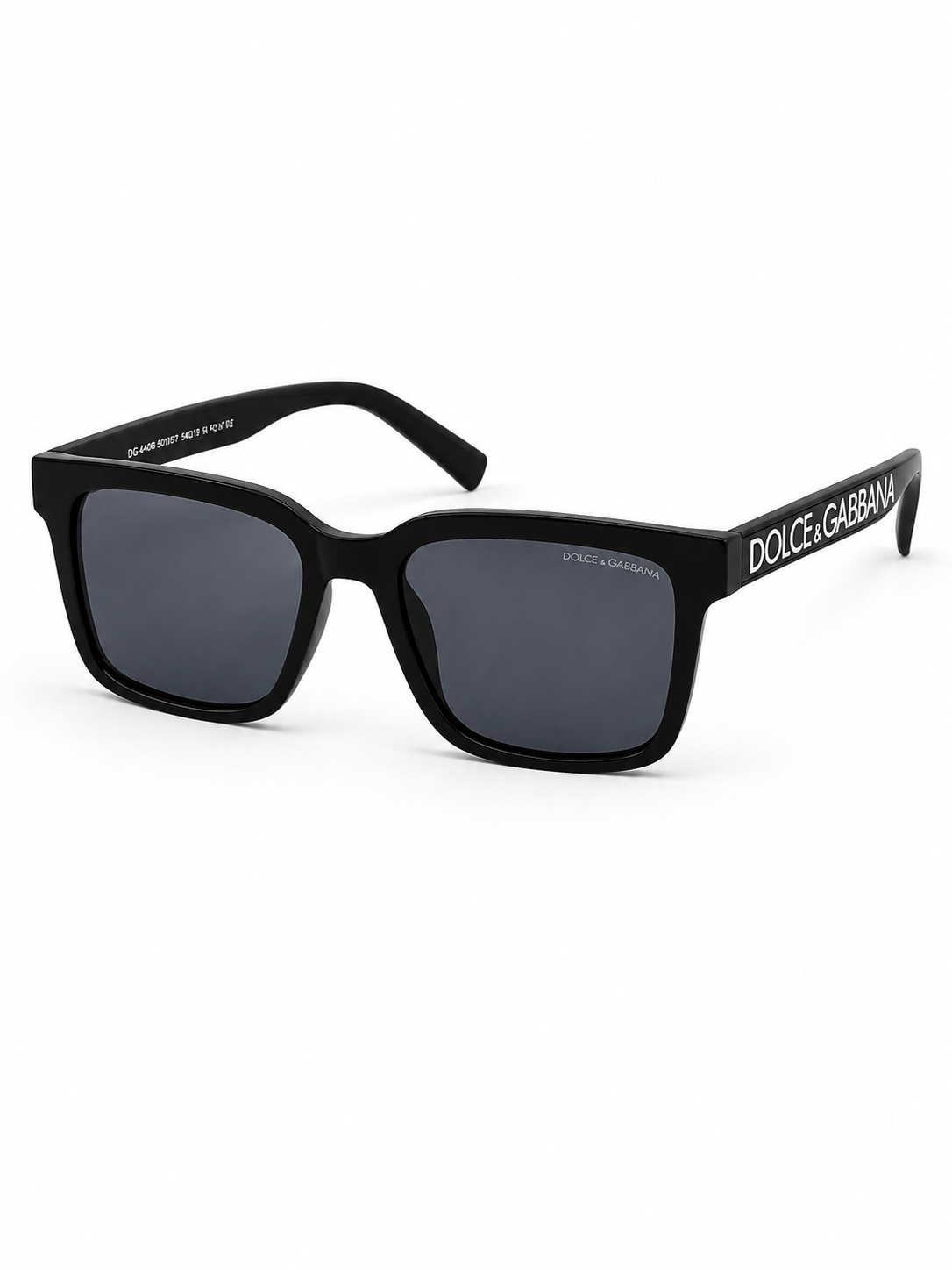Dolce & Gabbana – 5101 - 53 – Matte Black – Acetate - Sunglasses – Unisex