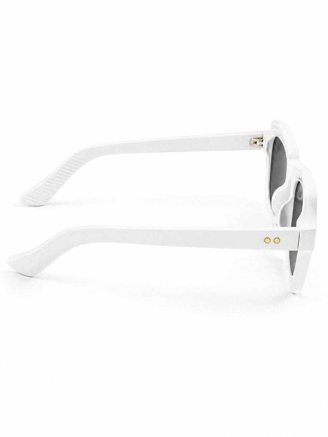Moscot – 6504 – 47 - White Black – Acetate – Sunglasses - Unisex