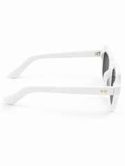 Moscot – 6504 – 47 - White Black – Acetate – Sunglasses - Unisex