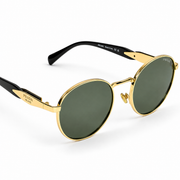 Prada – 56zs - 54 – Golden Green – Metal - Sunglasses – Unisex