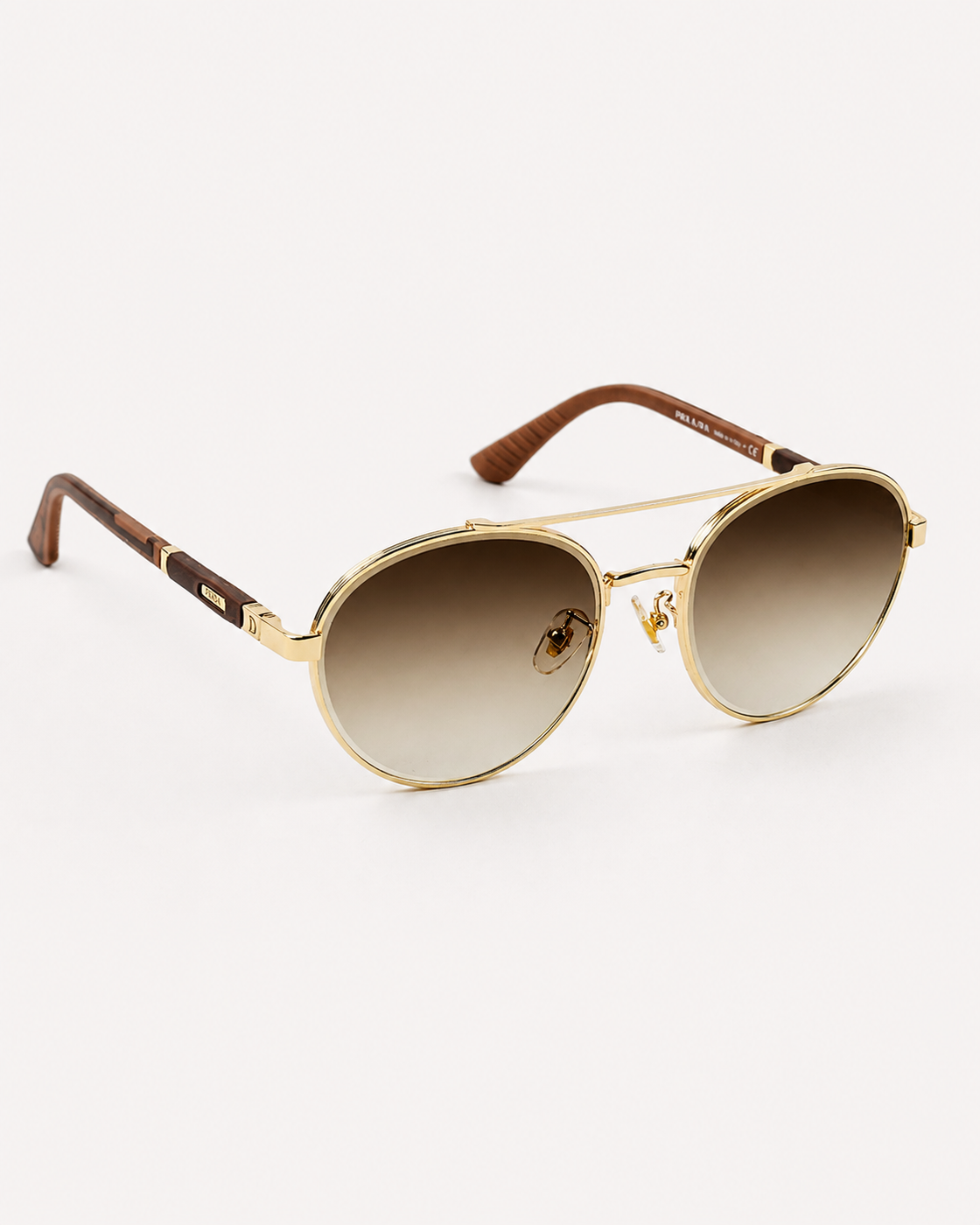 Dita – 23201 - 57 – Golden Brown Gradient – Metal - Sunglasses – Unisex