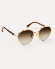 Dita – 23201 - 57 – Golden Brown Gradient – Metal - Sunglasses – Unisex