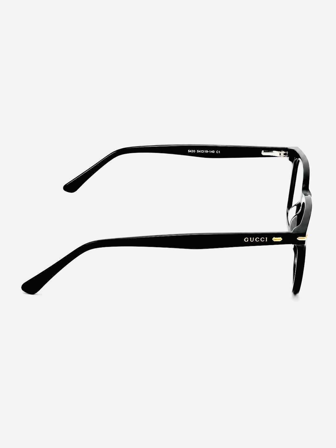 Gucci – 5829 - 52 – Black – Acetate - Optics – Unisex - Premium