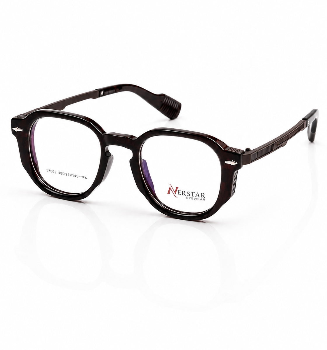 Moscot – 58002 - 48 – Brown  – Metal - Acetate - Optics – Unisex
