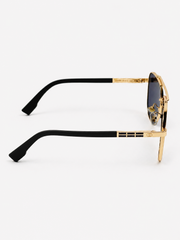 Gucci – 23394 - 61 – Golden Black – Metal - Sunglasses – Unisex