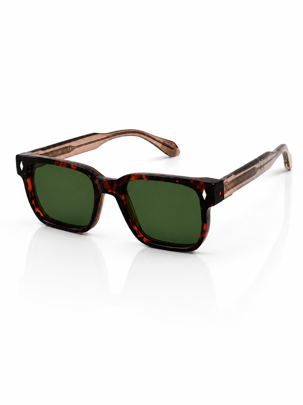 Moscot – 9873 - 52 – Tortoise Green – Acetate - Sunglasses – Unisex