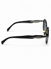 Prada – 56zs - 54 – Grey Black – Metal - Sunglasses – Unisex