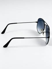 Rayban – 3026 – 59 – Black Blue Gradient – Metal – Sunglasses – Unisex - Premium