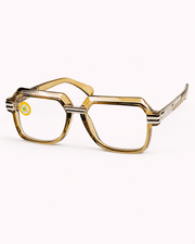 Cazal – 8610 - 57 – Mustard – Metal - Acetate - Metal - Optics – Unisex