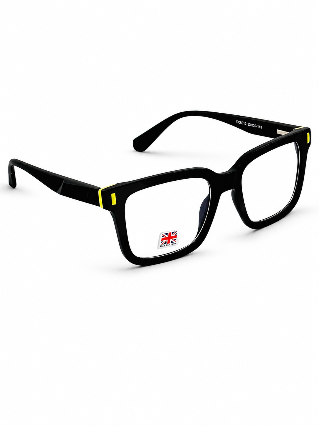Moscot – 6012 - 53 – Black Yellow – Acetate - Optics – Unisex