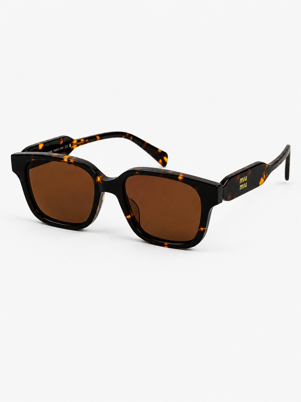 Miu Miu – 02ZVF - 53 – Tortoise Brown – Acetate - Sunglasses – Unisex - Premium