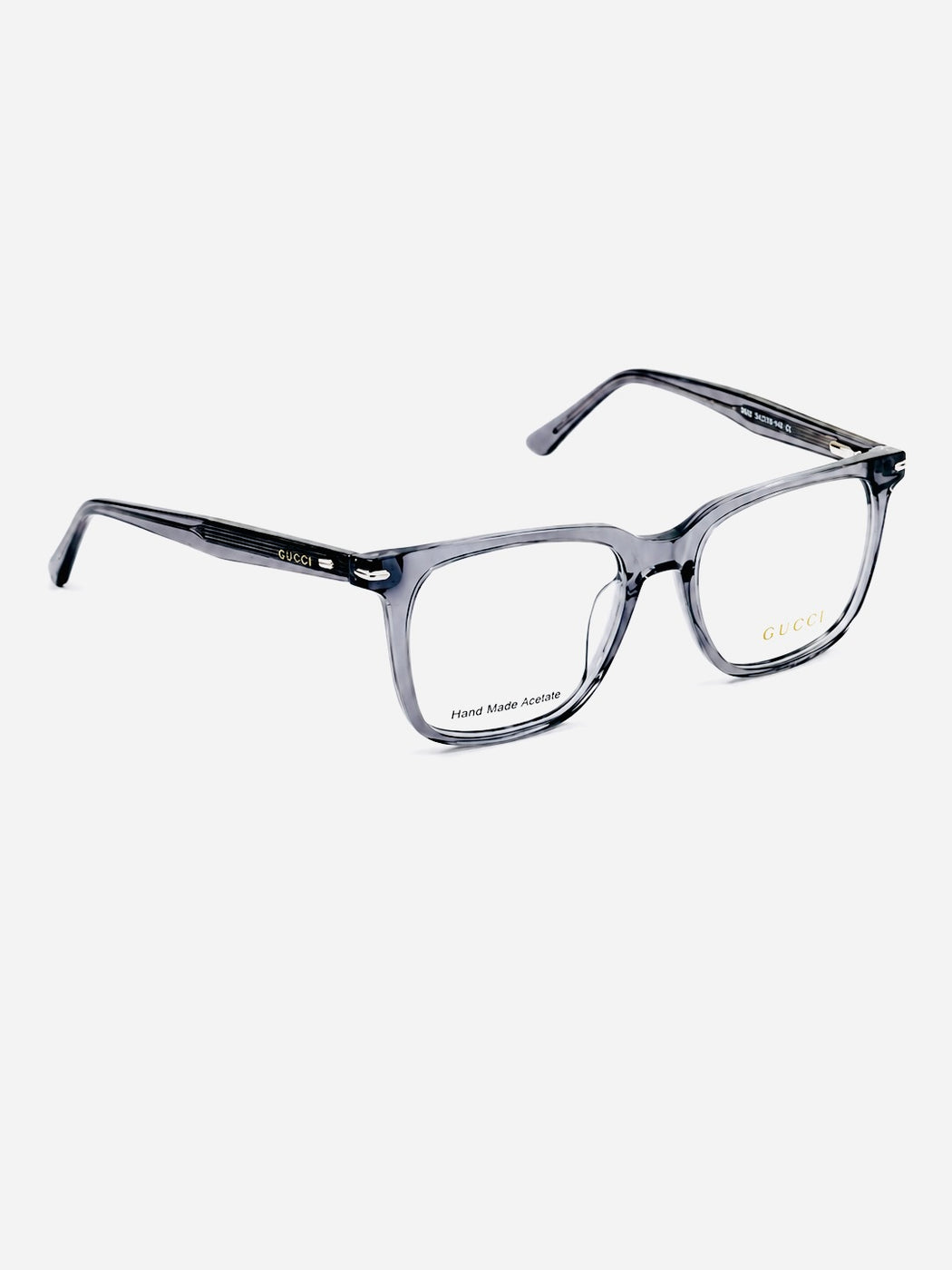 Gucci – 5829 - 52 – Grey – Acetate - Optics – Unisex - Premium
