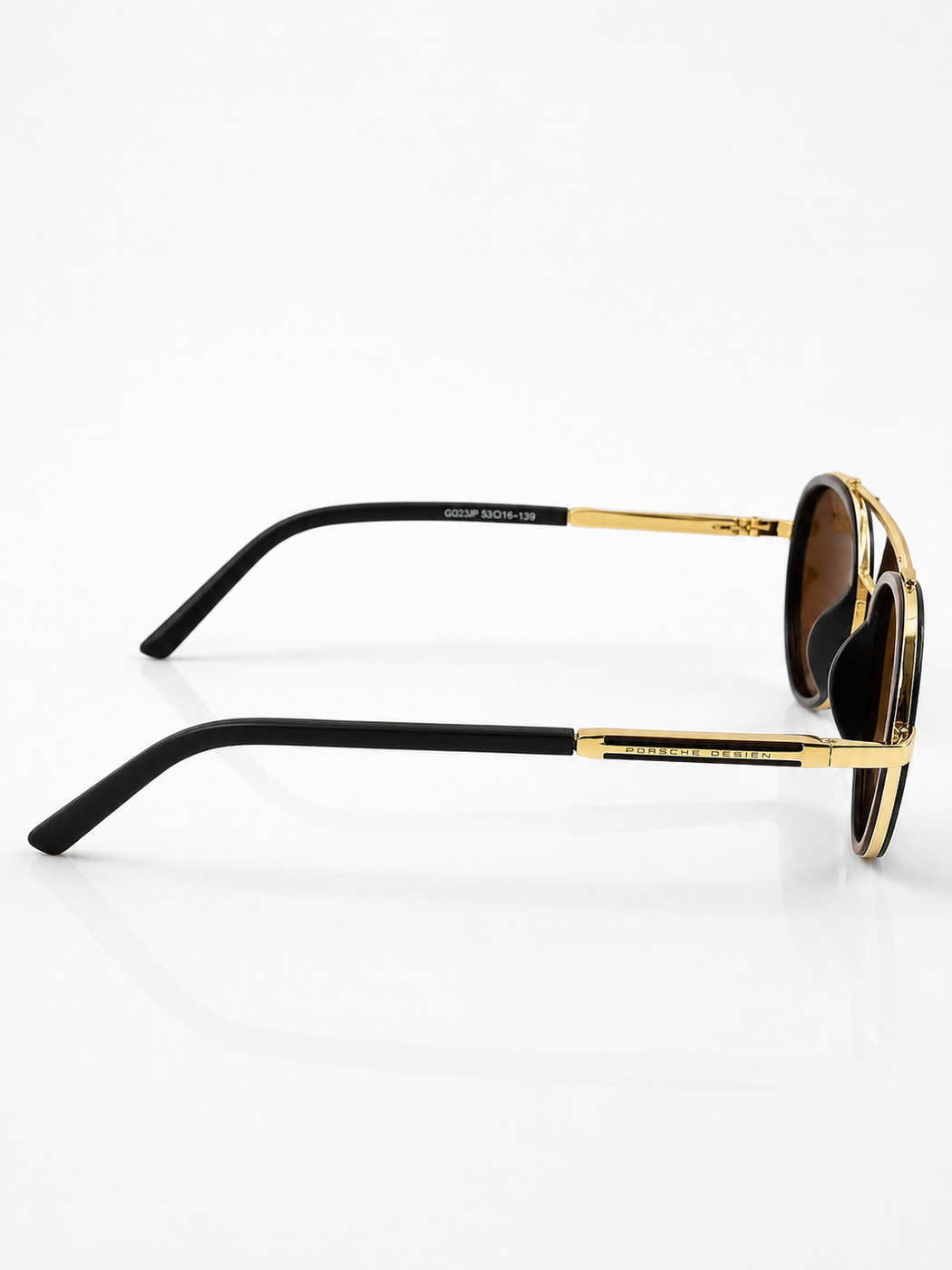 Porsche – 023 - 53 – Golden Brown – Metal - Sunglasses – Unisex