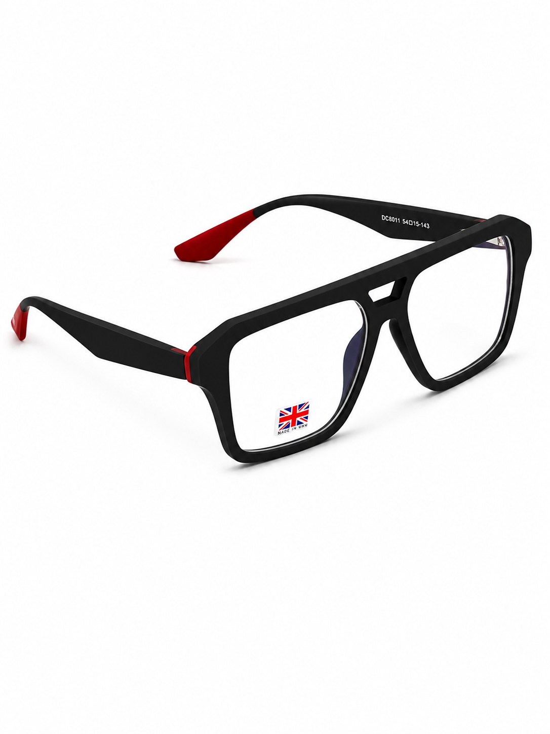 Moscot – 6011 - 54 – Black Red – Acetate - Optics – Unisex