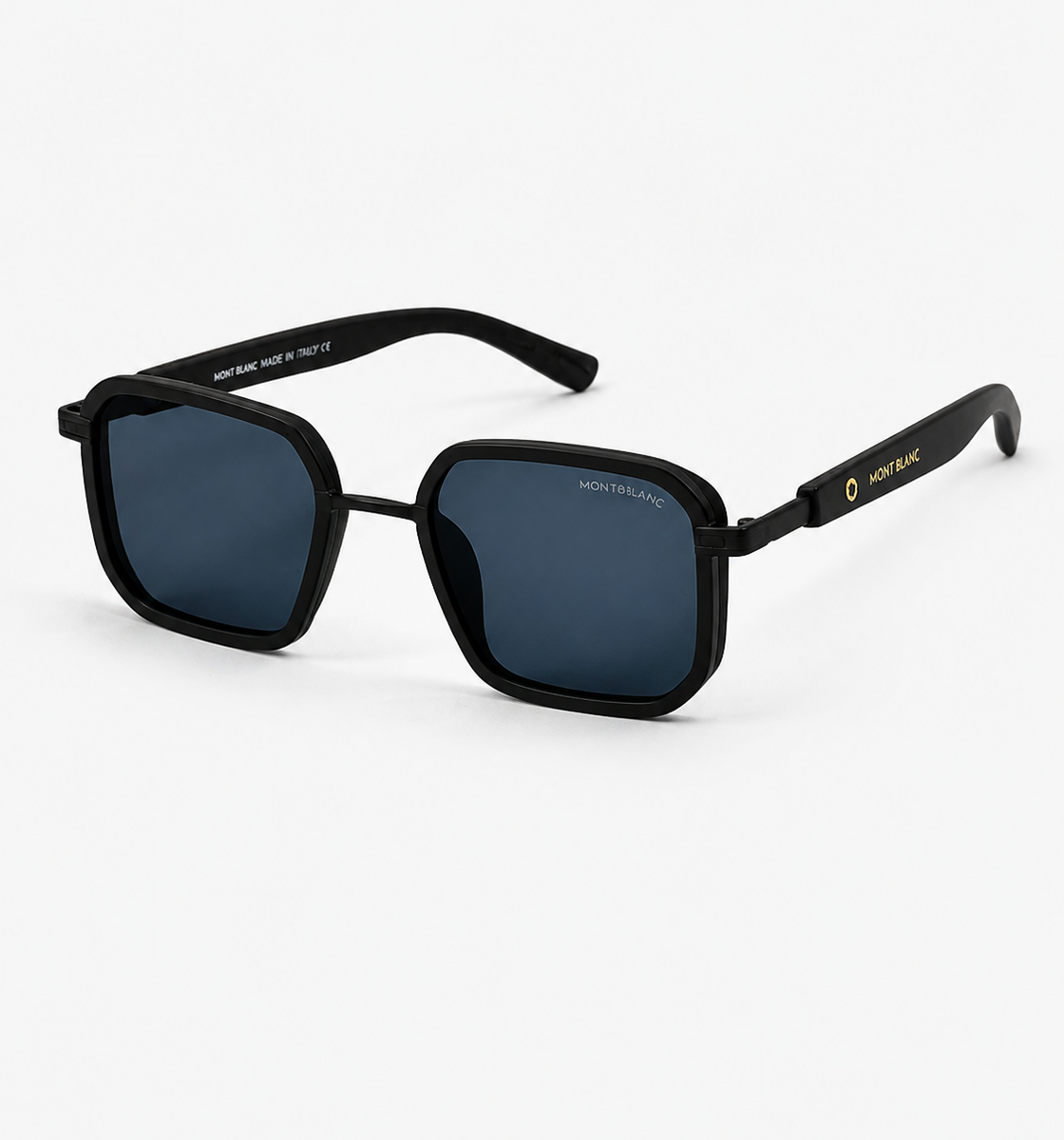 Mont Blanc – 341 - 52 – Black – Metal - Sunglasses – Unisex