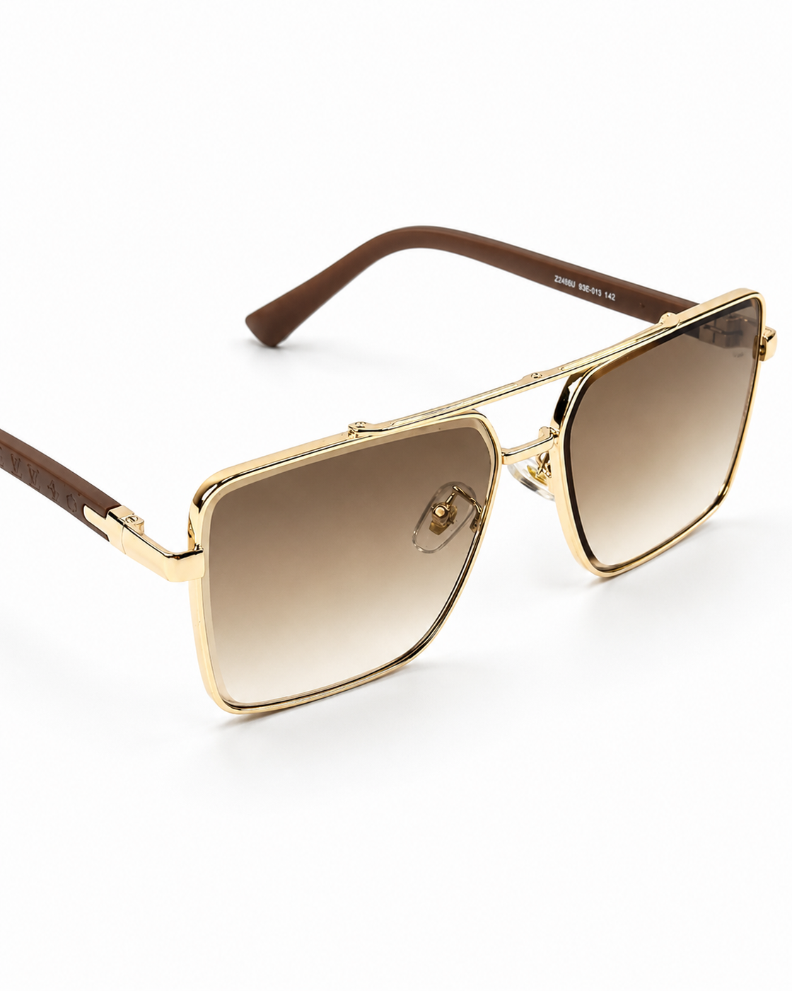 Louis Vuitton – 23387 - 59 – Golden Brown - Metal - Sunglasses – Unisex