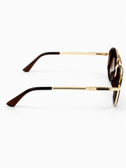 Dior – 58454 - 56 – Golden Brown - Metal - Sunglasses – Unisex - Polarized