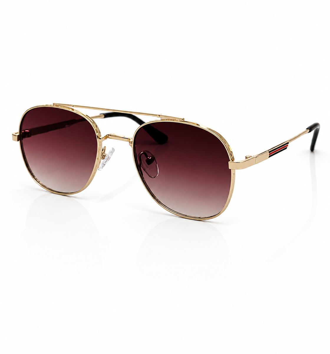 Gucci – 5577 - 56 – Golden Brown – Metal - Sunglasses – Unisex