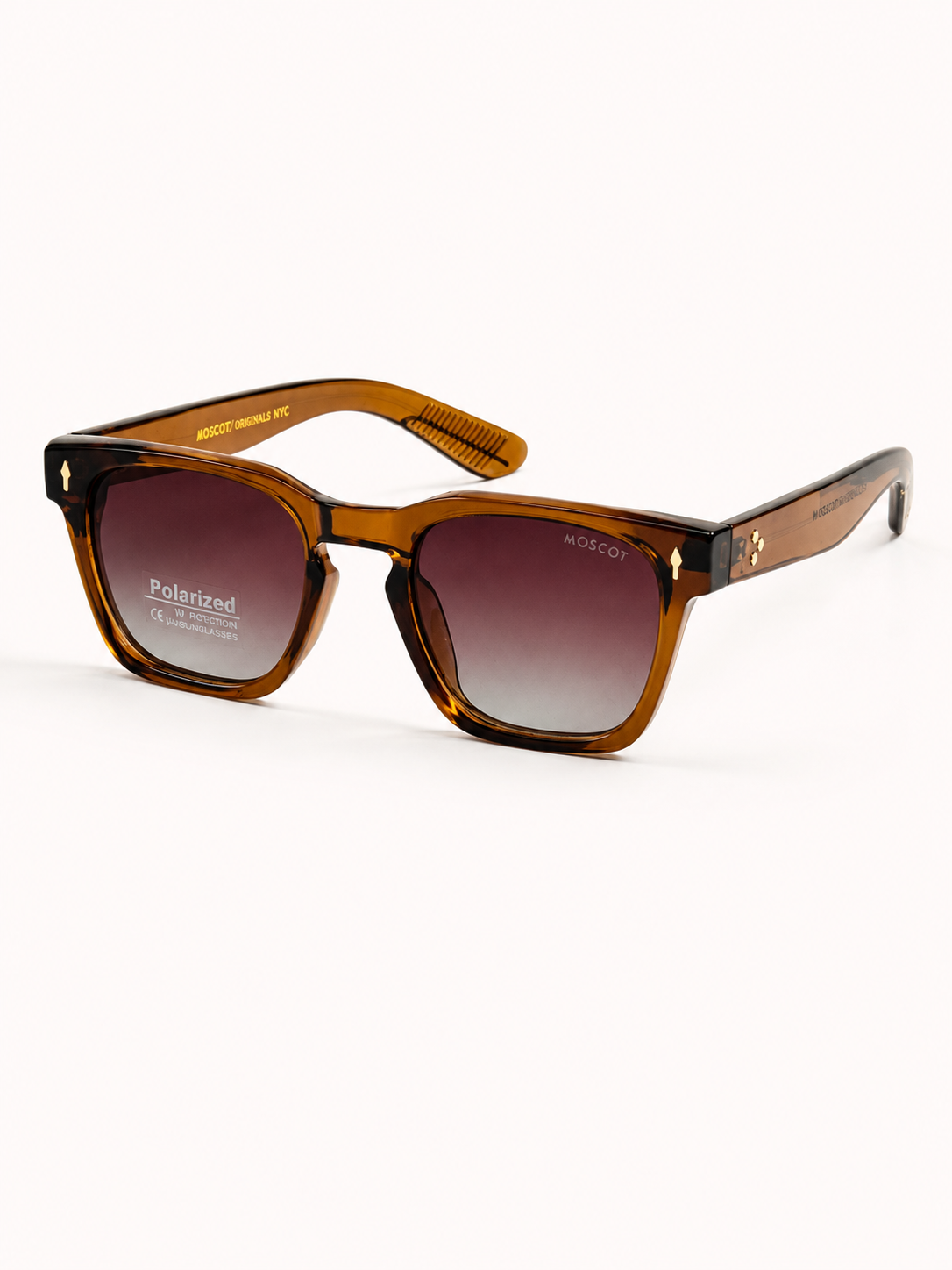 Moscot – 6812 - 52 – Brown – Acetate - Sunglasses – Unisex - Polarized