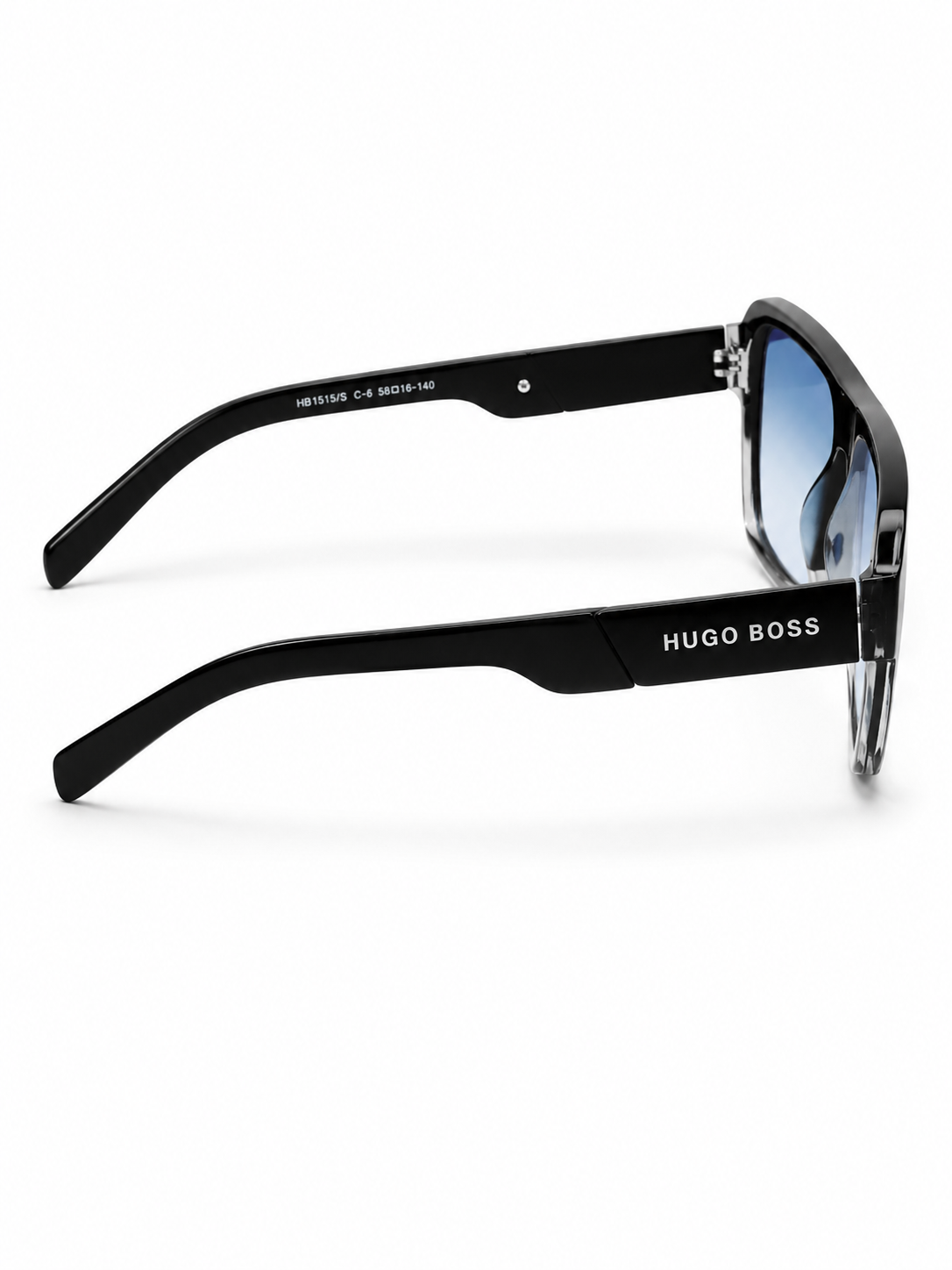 Hugo Boss – 615 - 58 – Black Blue – Acetate - Sunglasses – Unisex