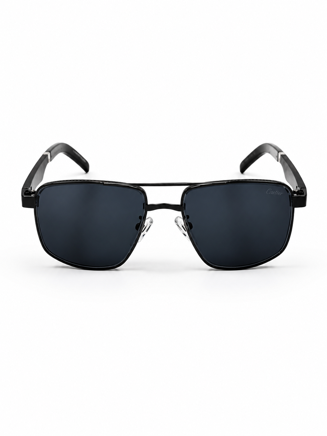 Cartier – 2648 - 49 – Black – Metal - Sunglasses – Unisex