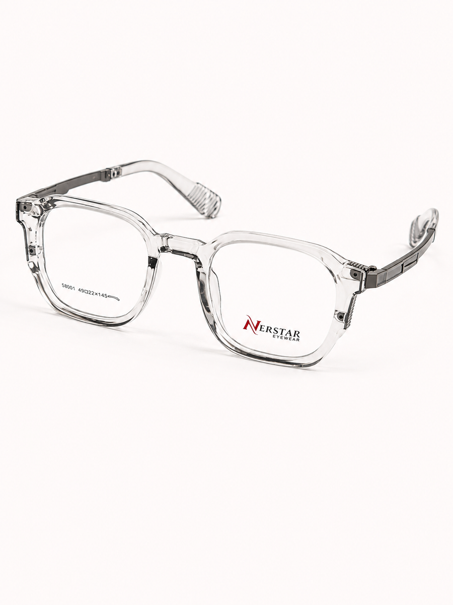 Moscot – 49 - Transparent Grey – Acetate – Optics - Unisex