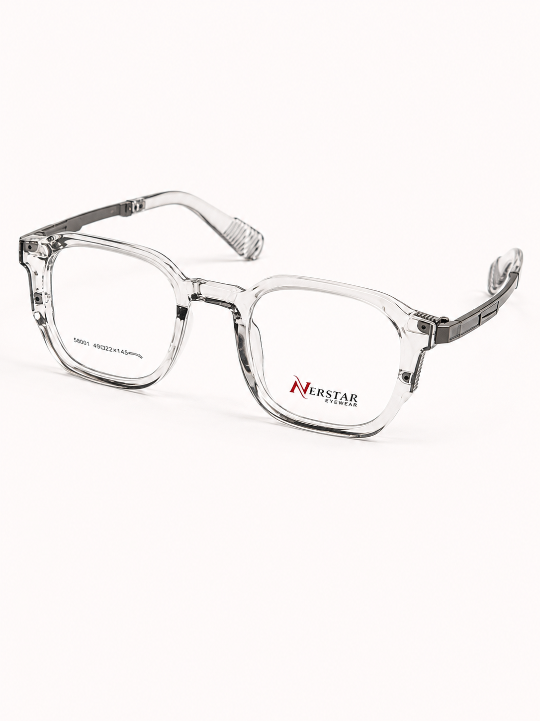 Moscot – 49 - Transparent Grey – Acetate – Optics - Unisex