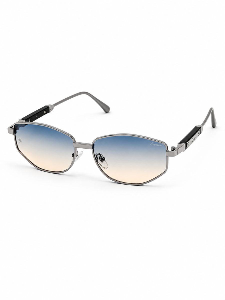 Cartier – 23515 - 56 – Silver Multi – Metal - Sunglasses – Unisex