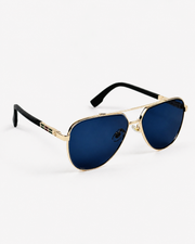 Gucci – 23394 - 61 – Golden Black – Metal - Sunglasses – Unisex