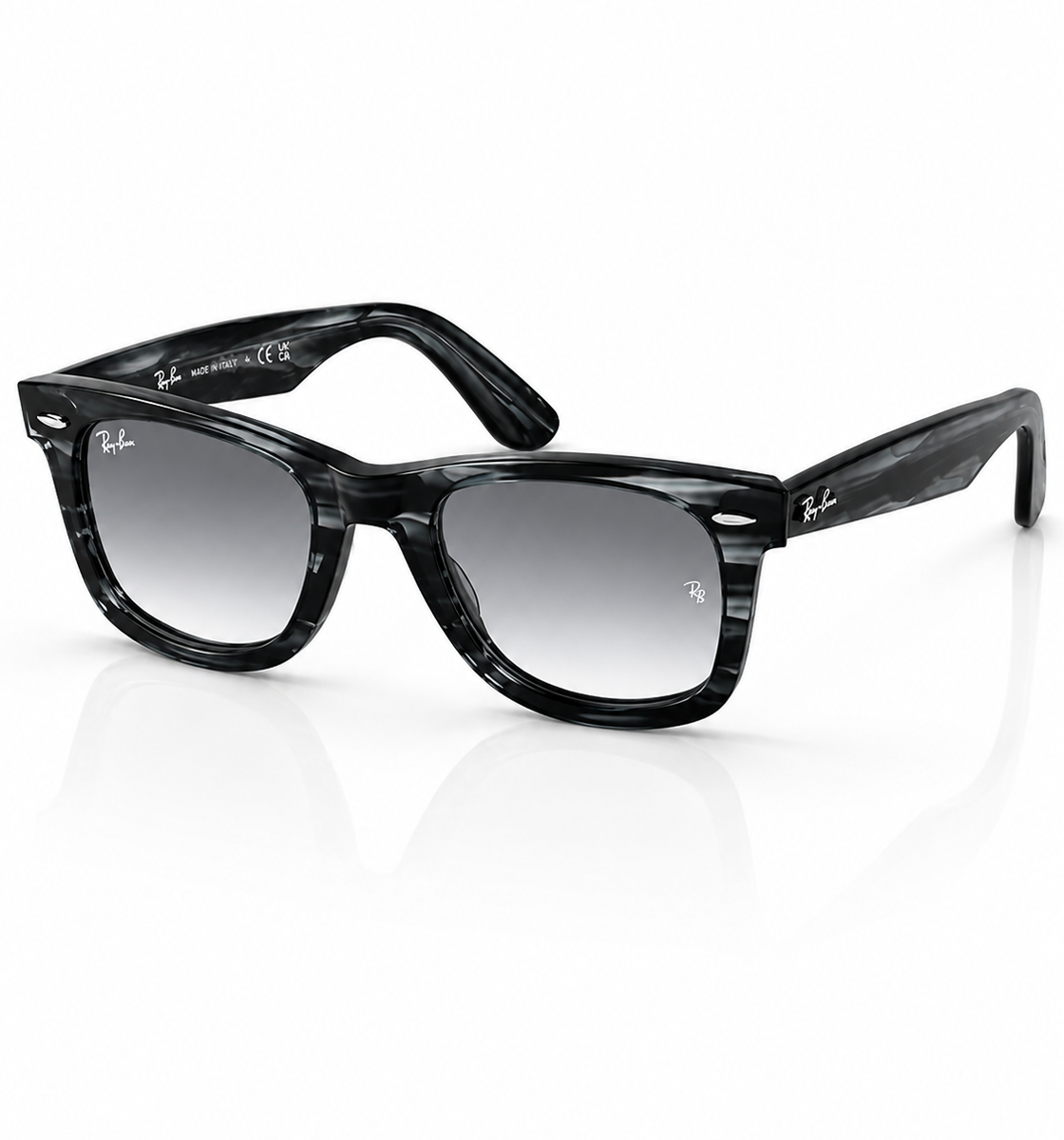 RayBan – 2140 – 50 – Grey Textured – Acetate- Sunglasses – Unisex - Premium