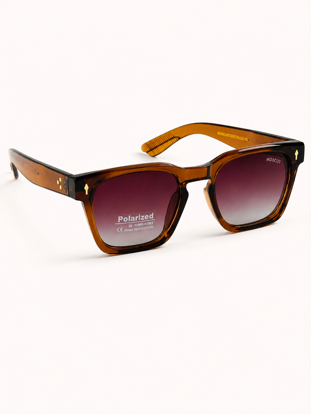 Moscot – 6812 - 52 – Brown – Acetate - Sunglasses – Unisex - Polarized