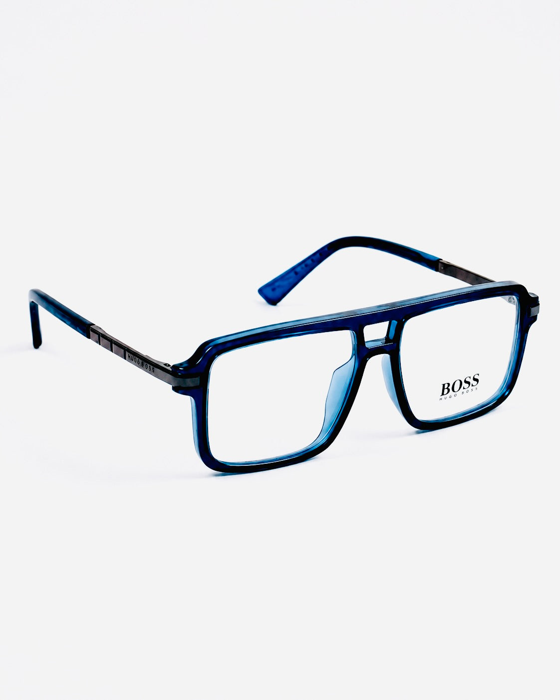 Boss – 60026 - 54 – Blue – Acetate - Metal - Optics – Unisex - Premium
