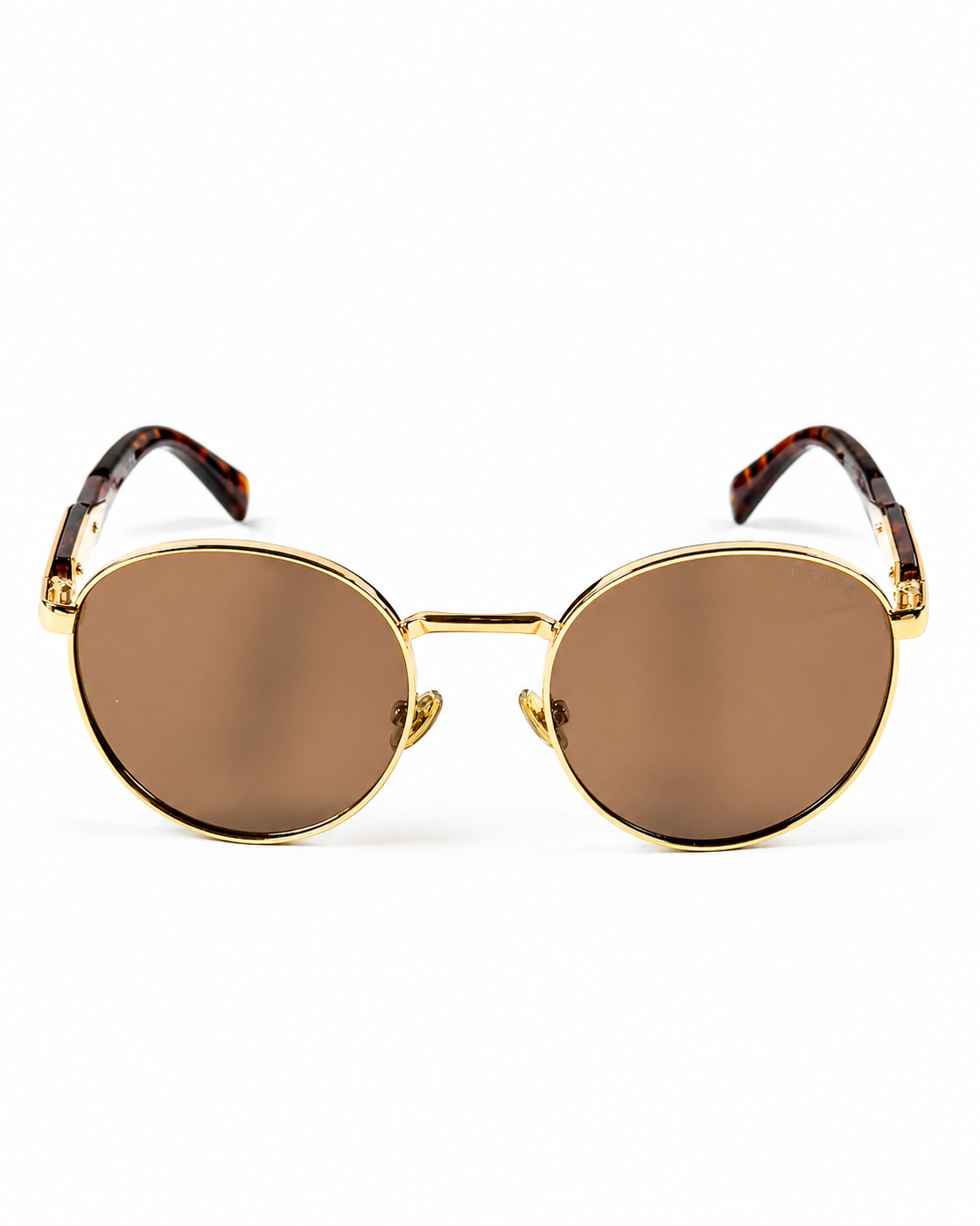 Prada – 56zs - 54 – Golden Brown – Metal - Sunglasses – Unisex