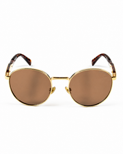 Prada – 56zs - 54 – Golden Brown – Metal - Sunglasses – Unisex