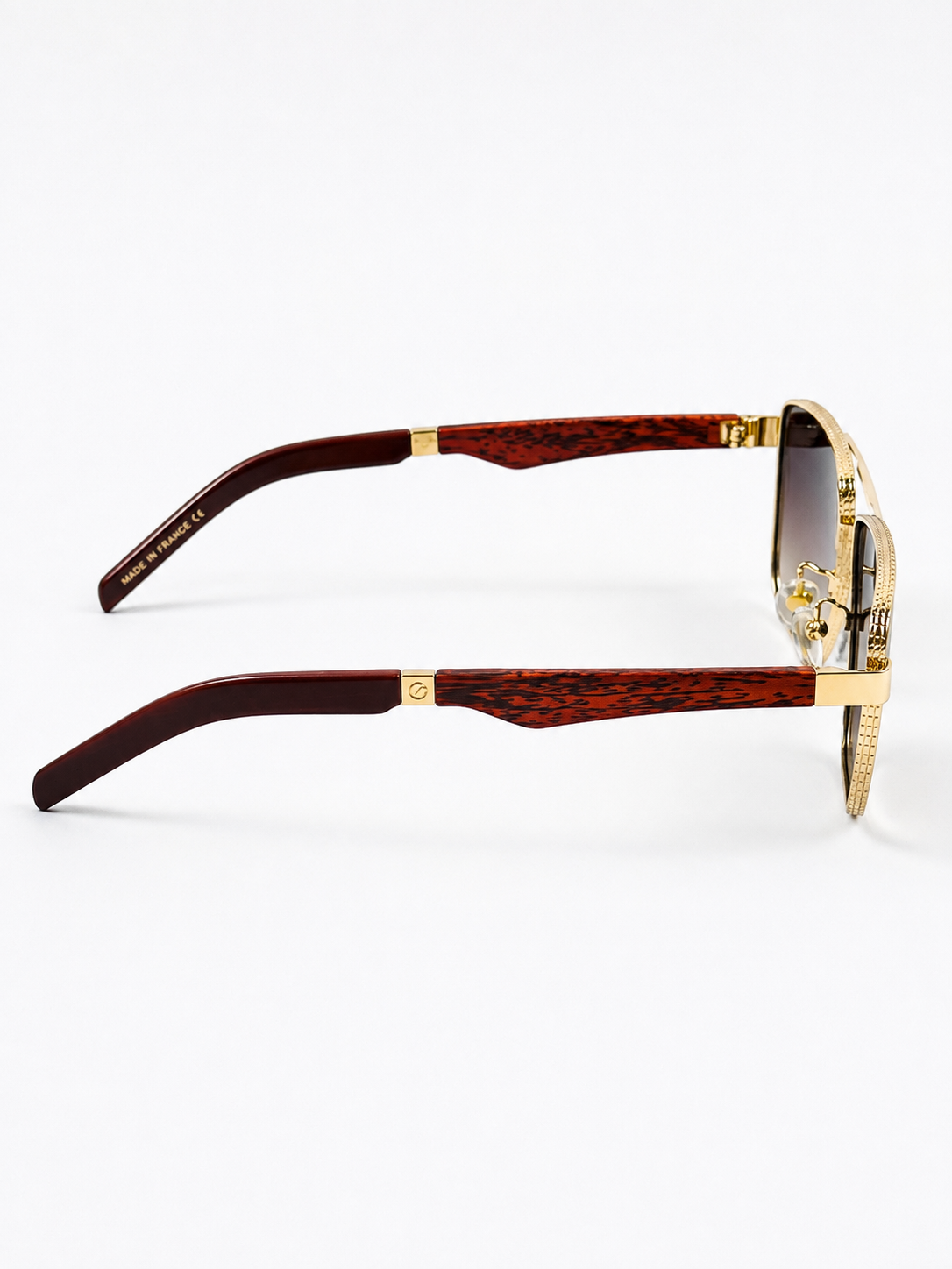 Cartier – 2648 - 49 – Golden Brown – Metal - Sunglasses – Unisex