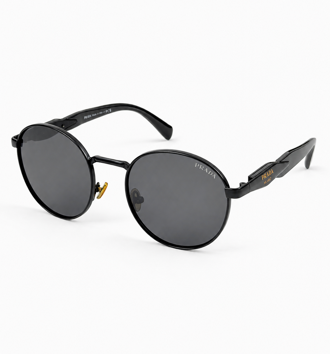 Prada – 56zs - 54 – Black – Metal - Sunglasses – Unisex